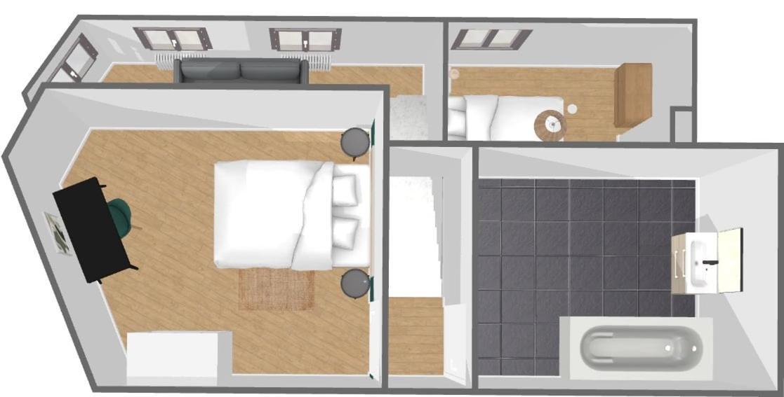 Duplex 2 Bedrooms 2 Bath Лілль Екстер'єр фото